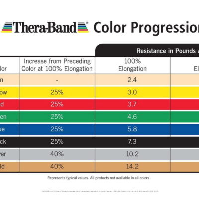 Thera Band 20821 Professional Resistance Band Loop, Red